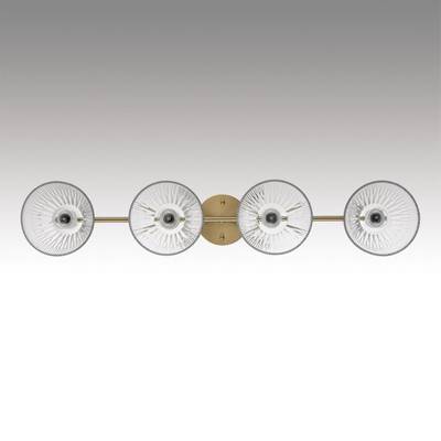 8188/4C COMFI LN25 190 латунь/прозрачный, металл/стекло Потолочный светильник E14 4*40W 220V VIVIAN