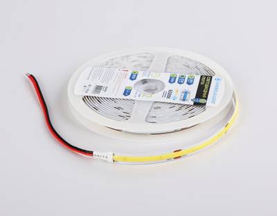 Светодиодная лента GS4703 COB 480Led /12W m/ 24V IP20 6500K/ 5000*8*1.54mm/ кратность резки 50mm (2 конт.)
