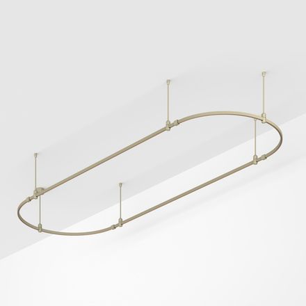 Основание ART-APRIORI-OVAL-ROD-400-3000x1000 (OG) (Arlight, IP20 Металл, 3 года)