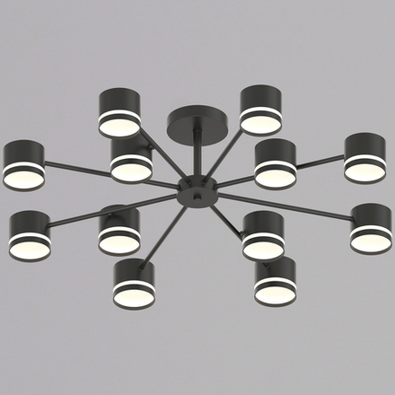 89730-0.3-12 GX53 BK светильник потолочный Reluce, GX53х12