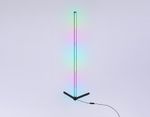 Светильник светодиодный напольный RGB с пультом FL8022 BK черный LED 15W RGB D32*1250 (ПДУ РАДИО 2.4G)
