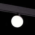 ST358.436.07 Магнитный трековый светильник Черный LED 1*7W 3000K 520Lm Ra>80 120° IP20 L120xW90xH192 48V