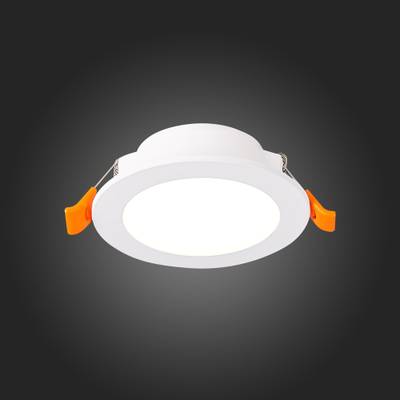 ST210.548.06 Св-к встр. Белый LED 1*6W 4000K 480Lm Ra80 110° IP20 D90xH30 220-240V