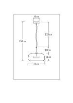 Подвесной светильник Arte Lamp PADOVA A2404SP-33AM, 1хLED