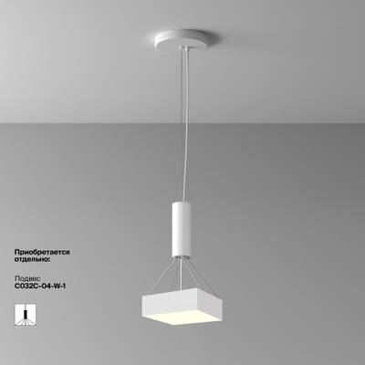 Потолочный светильник Zon 3000K 24W 120°, C032CL-24W3K-SQ-W. TM Maytoni