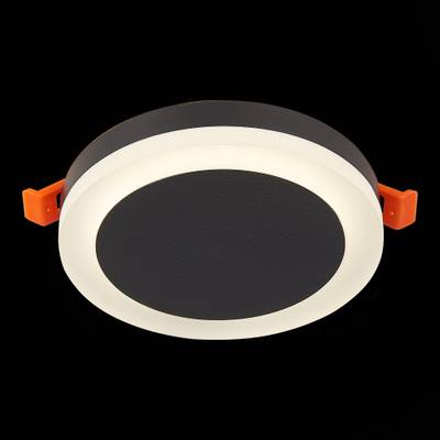 ST104.442.06 Светильник потолочный Черный LED 1*6W 4000K 468Lm Ra&gt;80 120° IP20 D110xH20 170-240V