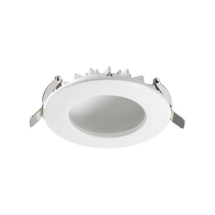 358805 SPOT NT21 556 белый Светильник встраиваемый светодиодный IP20 LED 8W 560Лм 3000K 100-240V GESSO
