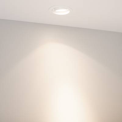 Светильник MS-VORTEX-BUILT-R90-12W Day4000 (WH-WH, 20 deg, 230V) (Arlight, IP20 Металл, 5 лет)