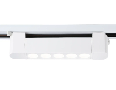 Светильник светодиодный трековый однофазный GL6700 WH белый IP20 10W 4200K 24° 192*35*57