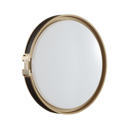 7667/DL COLOR SN 132 Светильник пластик/белый/черный/золотой LED 48Вт 4000К D405 IP43 FAVEMO BLACK