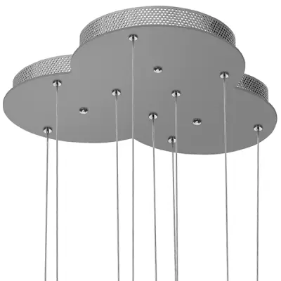763339 Подвес UNITARIO 34.5W LED 3795LM СЕРЕБРО МАТОВЫЙ 3000K Lightstar