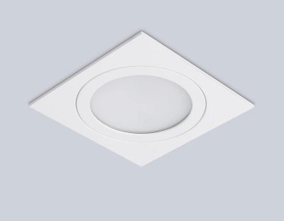 Светильник встраиваемый TN51824 WH белый GX53 max 15W 110*110*39