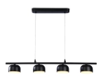 Светильник подвесной TN71039/4 BK черный GX53/4 max 12W 600*80*1100