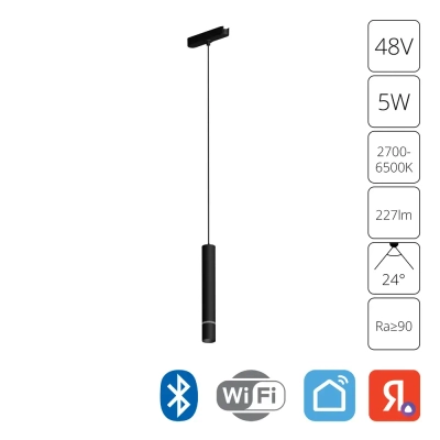 Магнитный трековый светильник Arte Lamp RAPID SMART A2959PL-1BK, 1хLED