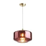 4782/1 PENDANT ODL21 487 бордовый/бронзовый Подвес E27 60W BINGA