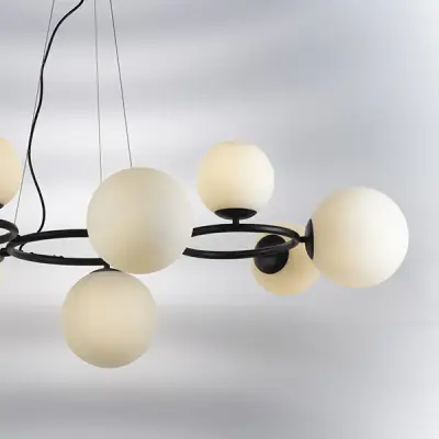 815097 Люстра GLOBO 9х40W G9 МАТОВЫЙ ЧЕРНЫЙ Lightstar