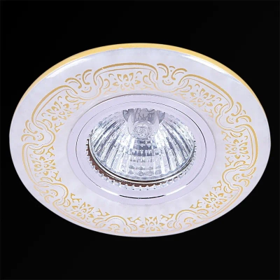 09502-9.0-001MN MR16+LED3W WH/GD светильник точечный Reluce, GU5.3х1