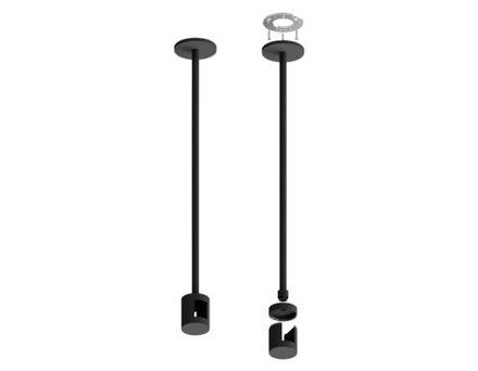 Крепеж накладной Techno Ring A9233 BK черный D20*400mm