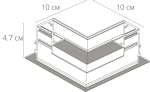 Коннектор угловой для магнитного шинопровода Arte Lamp LINEA-ACCESSORIES A480733