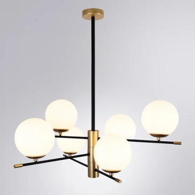 Люстра на штанге Arte Lamp ARKAB A2225LM-6BK, 6хE14