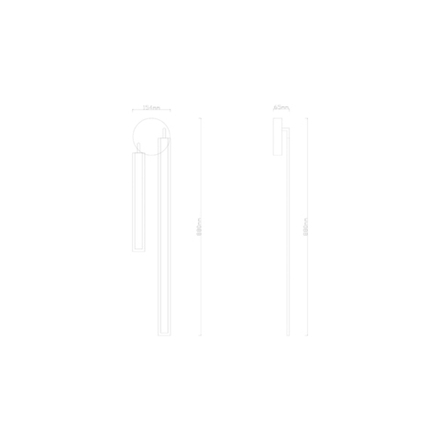 Декоративная подсветка Arte Lamp DABIH A2019AP-36BK, 1хLED