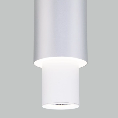 Подвесной светодиодный светильник 50204/1 LED белый/матовое серебро, LED