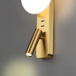 7050/5WL HIGHTECH ODL25 409 металл/металл бронза Настенный светильник IP20 LED 1*5W ALBERGO