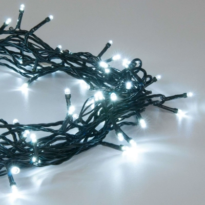 Новогодняя гирлянда нить белый 5 м IP20 400-001 белый, LED