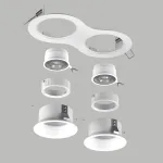 D6260606WMOD Светильник DOMINO ROUND  под LED модуль/лампу МR16 (214626+214606+214606+214006+214006)