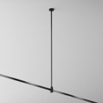 Крепление потолочное Long одинарное 760мм Flarity черный, TRA159C-SL1-B. TM Maytoni