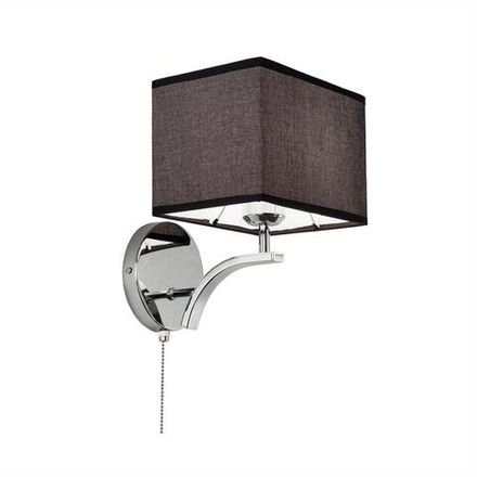 Citilux Эвора Квадро CL460412 Бра с чёрным абажуром и выключателем