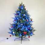 Новогодняя гирлянда нить голубой 5м IP20 400-001 голубой