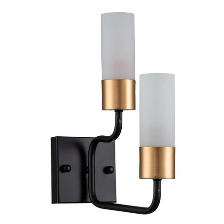 Настенный светильник Escada 2108/2A E14*40W Black/Gold