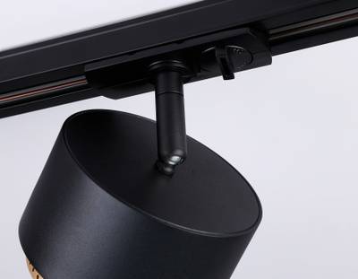 Светильник трековый GL5381 BK/GD черный/золото GX53 max 12W D95*130