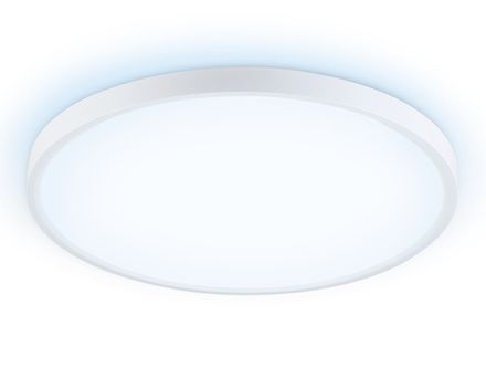 Потолочный светодиодный светильник FZ3005 WH белый IP44 33W+10W 6400+6400К D375*40 (Без ПДУ)