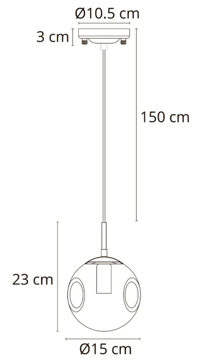 Подвесной светильник Arte Lamp TUREIS A9915SP-1CC, 1хE14