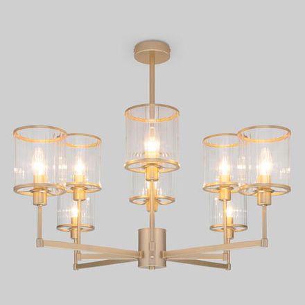 Умная потолочная люстра 60144/8 золото