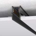 ST004.429.00 Шинопровод магнитный встраиваемый ST-Luce Черный Длина 2 000мм