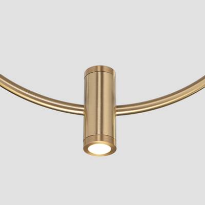 Подвесной светильник 50257/3 LED черный/ латунь