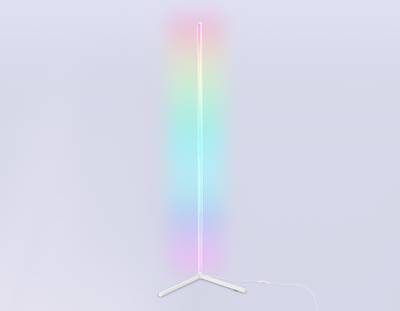 Светильник светодиодный напольный RGB с пультом FL8025 WH белый LED 20W RGB D32*1650 (ПДУ РАДИО 2.4G)