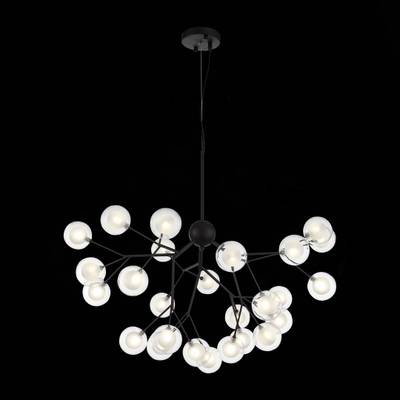 SL376.403.27 Светильник подвесной ST-Luce Черный/Прозрачный, Белый G4 LED 27*2W