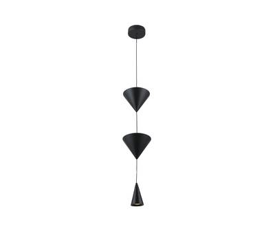 08481-3A,19 Подвес Риви черный d15 h205 Led 15W (4000K)