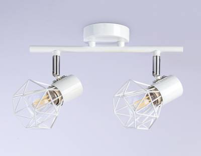 Накладной светильник TR8628/2 WH/CH белый/хром E27*2 max 40W 260*91*175