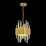 SL1633.203.04 Люстра подвесная ST-Luce Матовое золото/Матовое золото,Прозрачный E14 4*40W