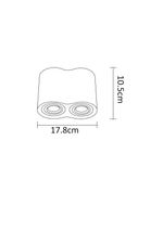 Точечный накладной светильник Arte Lamp FALCON A5645PL-2BK, 2хGU10