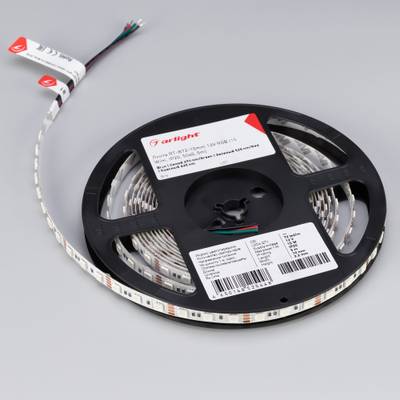 Лента RT-B72-10mm 12V RGB (15 W/m, IP20, 5060, 5m) (Arlight, 15 Вт/м, IP20)