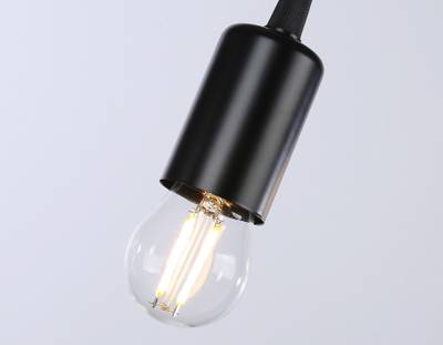 Подвесной светильник в стиле лофт TR8182/3 BK/LW черный/светлое дерево E27*3 max 40W 500*50*420