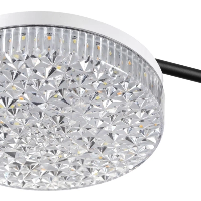 8236/4CL LEDIO LN25 000 черный, металл/акрил Люстра потолочная с ПДУ LED 55W 3000-6000К 220V DIDANA