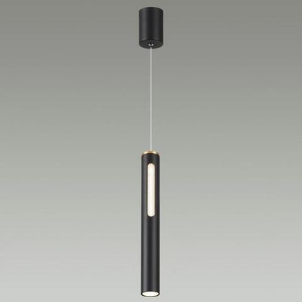 6643/7L HIGHTECH ODL24 301 черный/золото/металл/акрил Подвесной светильник IP20 LED 9W 3000K 220V MALI