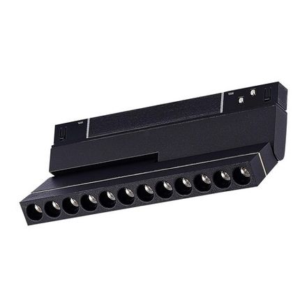 ST805.446.12 Магнитный трековый светильник Черный LED 1*12W 4000K 450Lm Ra&gt;90 36° IP20 L220xW22xH117 48VV